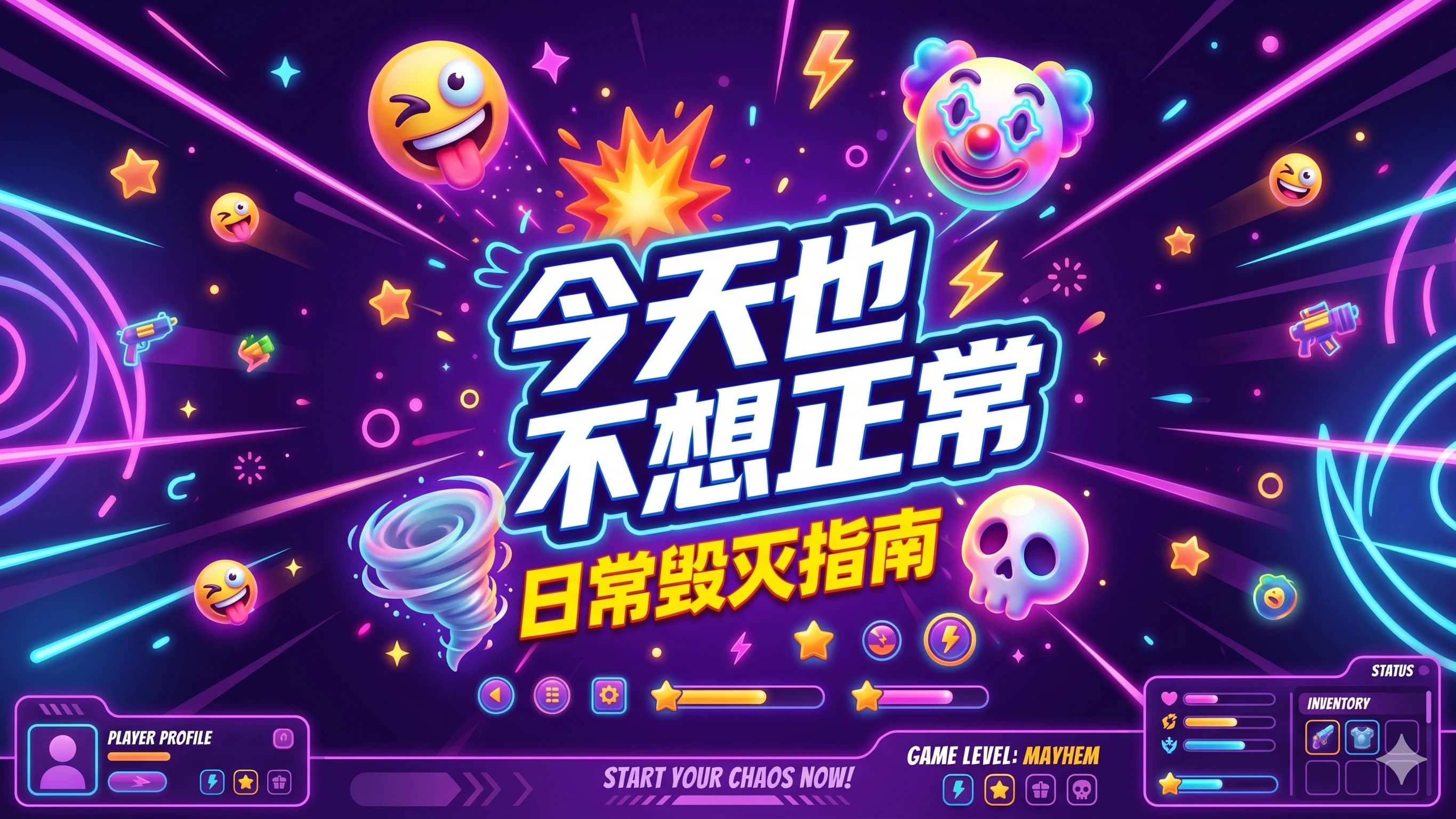 今天也不想正常：日常毁灭指南