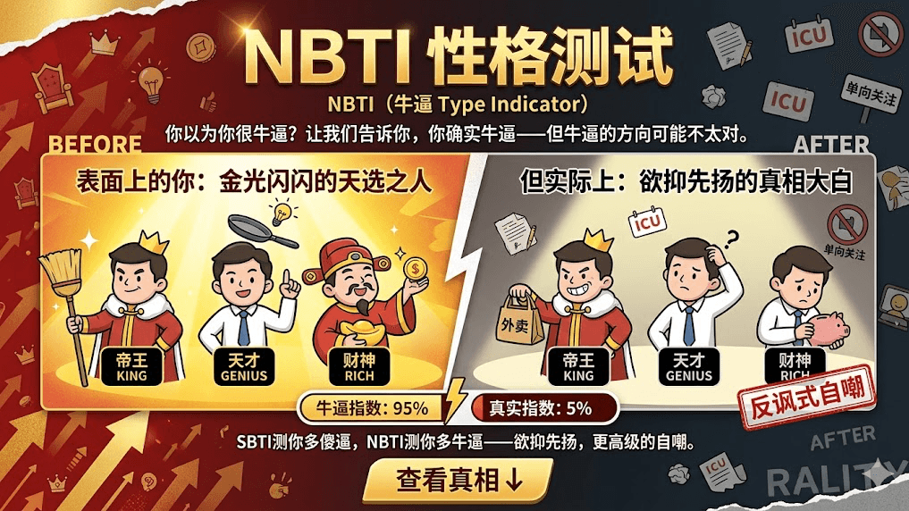 NBTI 牛逼型人格测试 cover
