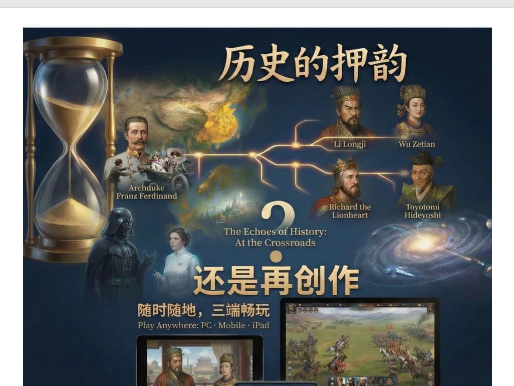 【中文&ENG】【随时随地,三端畅玩Play Anywhere: PC · Mobile · iPad 】历史的押韵 / The Echoes of History: At the Crossroads
